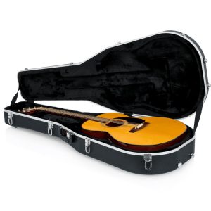 קייס קשיח מקצועי לגיטרה אקוסטית Deluxe ABS – מיגון מקסימלי ונוחות נשיאה מושלמת