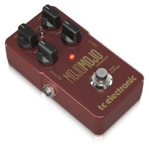 אפקט Overdrive לגיטרה לגיטרה חשמלית MOJOMOJO OVERDRIVE עם Voice סוויץ’ מבית TC Electronic – אפקט דיסטורשן ייחודי