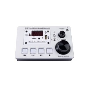 נגן USB/BT משולב כרטיס קול עם יציאות XLR, רדיו FM וכניסת Mini-SD – פתרון מוזיקה מקצועי עם חיבורי Line