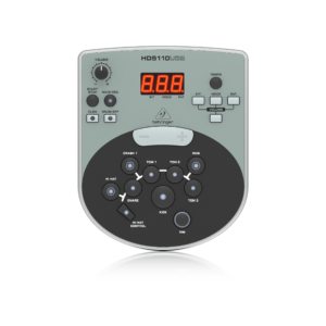 סט מערכת תופים אלקטרונית 8 חלקים HDS110USB ו־USB MIDI – 123 צלילים, 15 סטים, סנר דאבל זון ואימון שקט בבית