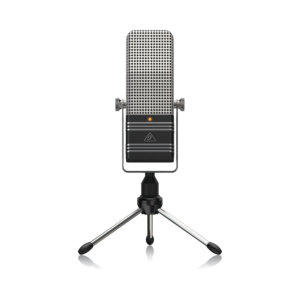 מיקרופון שידור קונדנסר USB BEHRINGER BV44 עם קפסולה וינטג’ ותכונות בידוד רעשים לפודקאסטים, סטרימינג וגיימינג