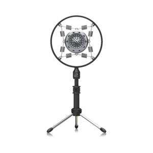 מיקרופון שידור קונדנסר USB BEHRINGER BV635 עם קפסולה וינטג’ ומעמד קפיצי, אידיאלי לפודקאסטים, סטרימינג וגיימינג