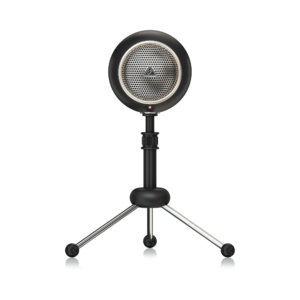 מיקרופון שידור קונדנסר USB BEHRINGER BV-BOMB עם קפסולה וינטג’ ודפוס סופר-כיווני לפודקאסטים, סטרימינג וגיימינג