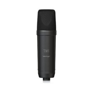 חבילת הקלטה מקצועית BEHRINGER TM1 DARK EDITION עם מיקרופון קונדנסר, פופ פילטר, כבל XLR וכיסוי אבק – איכות אולפן לפודקאסטים והקלטות