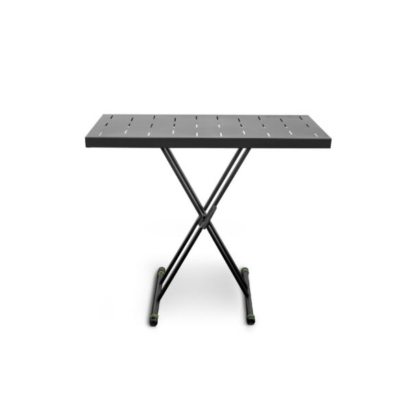 מעמד לקלידים X לקלידים עם מדף GRAVITY דגם GKSX2RD – עיצוב יציב ועמיד עם מדף קל, אידיאלי לנגני DJ ומחשב נייד