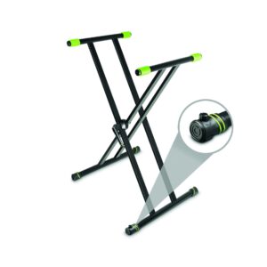 מעמד שולחן לקלידים בתצורת GRAVITY דגם GKSTS01B – פתרון יציב ונוח לשימוש עם מקלדות ומערכות סאונד
