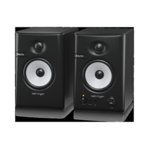 Behringer TRUTH 3.5 – זוג מוניטורים לגיימינג מדויק אולפניים 3.5 אינץ’ 64W עם Waveguide וכניסות TRS RCA לסטודיו ביתי