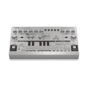 סינתיסייזר עם אפקטים בס אנלוגי עם VCO, VCF, סיקוונסר 16 צעדים ואפקט Distortion דגם TD-3-SR מבית BEHRINGER