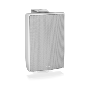 רמקול התקנות פנים וחוץ לקיר לבן TANNOY DVS 6T-WH עמיד מזג אוויר IP64 עם שנאי לקווי 70V 100V – התקנות פנים וחוץ