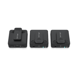 מערכת מיקרופון אלחוטית דיגיטלית Clip-On 2.4GHz ליוצרי תוכן, פודקאסטים ושידורים חיים עם עד 30 מטר טווח ומסנן רעשים