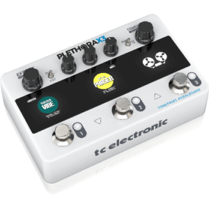 פדאל לגיטרה עם שרשור TC Electronic PLETHORA X3 – פדאל עם עד 3 אפקטים בו זמנית לגיטרה
