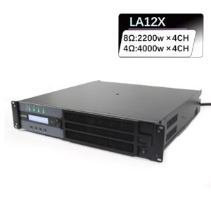 מגבר DSP מקצועי 4 ערוצים LA‑12X – PCB גרמני | ProAudio