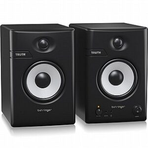 **Behringer TRUTH 4.5 – זוג מוניטורים אולפניים 4.5 אינץ’ רמקולים אקטיביים לסטודיו ביתי, מיקס והפקה**