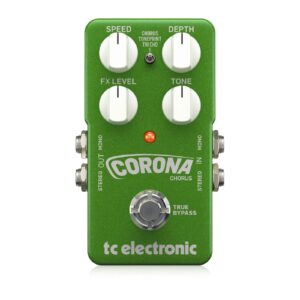 פדאל Chorus סטריאופוני TC Electronic CORONA CHORUS – אפקט Chorus עם טכנולוגיית TonePrint לגיטרה