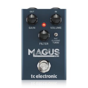 פדאל Hi-Gain Distortion לגיטרה חשמלית MAGUS PRO מבית TC Electronic – אפקט Distortion מקצועי עם גיינר גבוה