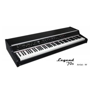 מקלדת עץ שקולה מעץ VISCOUNT Legend ’70s Artist-W EX – מנגנון פטישים, מודולרי וסאונד וינטג׳