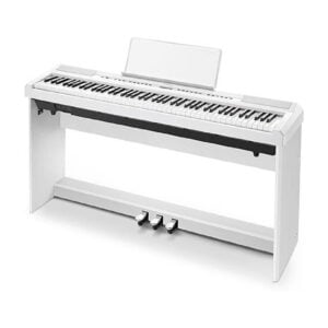 קלידים שקולים למתחילים DONNER DEP20 – USB-MIDI, רמקולים מובנים ואימון שקט באוזניות