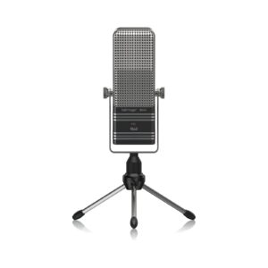 מיקרופון שידור קונדנסר USB BEHRINGER BV44 עם קפסולה וינטג’ ותכונות בידוד רעשים לפודקאסטים, סטרימינג וגיימינג