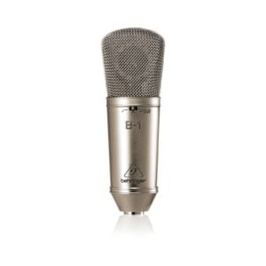 מיקרופון קונדנסר אולפני B-1 מבית BEHRINGER – מיקרופון קפסולה גדולה מצופה זהב באיכות שמע מעולה