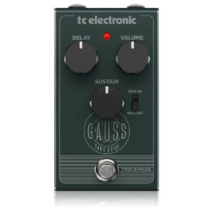 פדאל טייפ אקו GAUSS עם אופציה למדולציה על ה-Delay מבית TC Electronic – אפקט דיליי מקצועי לאולפן