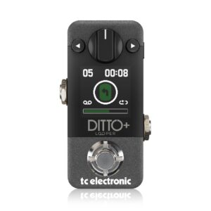 פדאל Looper מיני TC Electronic DITTO+ LOOPER – פדאל לגיטרה עם עד 60 דקות הקלטה