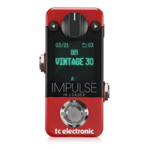 מדמה מגברים TC Electronic עם טעינת Impulse Responses – פדאל דיגיטלי לגיטרה עם טעינת IR