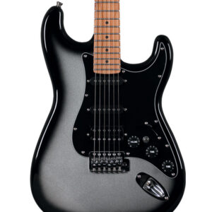 SQOE SEST700 VBK – גיטרה חשמלית בסגנון Stratocaster (Roast Maple, HSS)