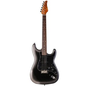 SQOE SEST700 VBK – גיטרה חשמלית בסגנון Stratocaster (Roast Maple, HSS)