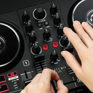 Numark Party Mix Live – קונטרולר DJ עם רמקולים ותאורה מובנית