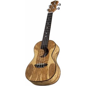 יוקללי קונצרט Luna Olive Ash Burl (UKE EX OA) – גוף עץ זית, 18 סריגים, תיק כלול