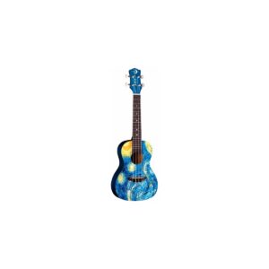 יוקללי קונצרט Luna Starry Night (UKE STR C) – כולל תיק נשיאה