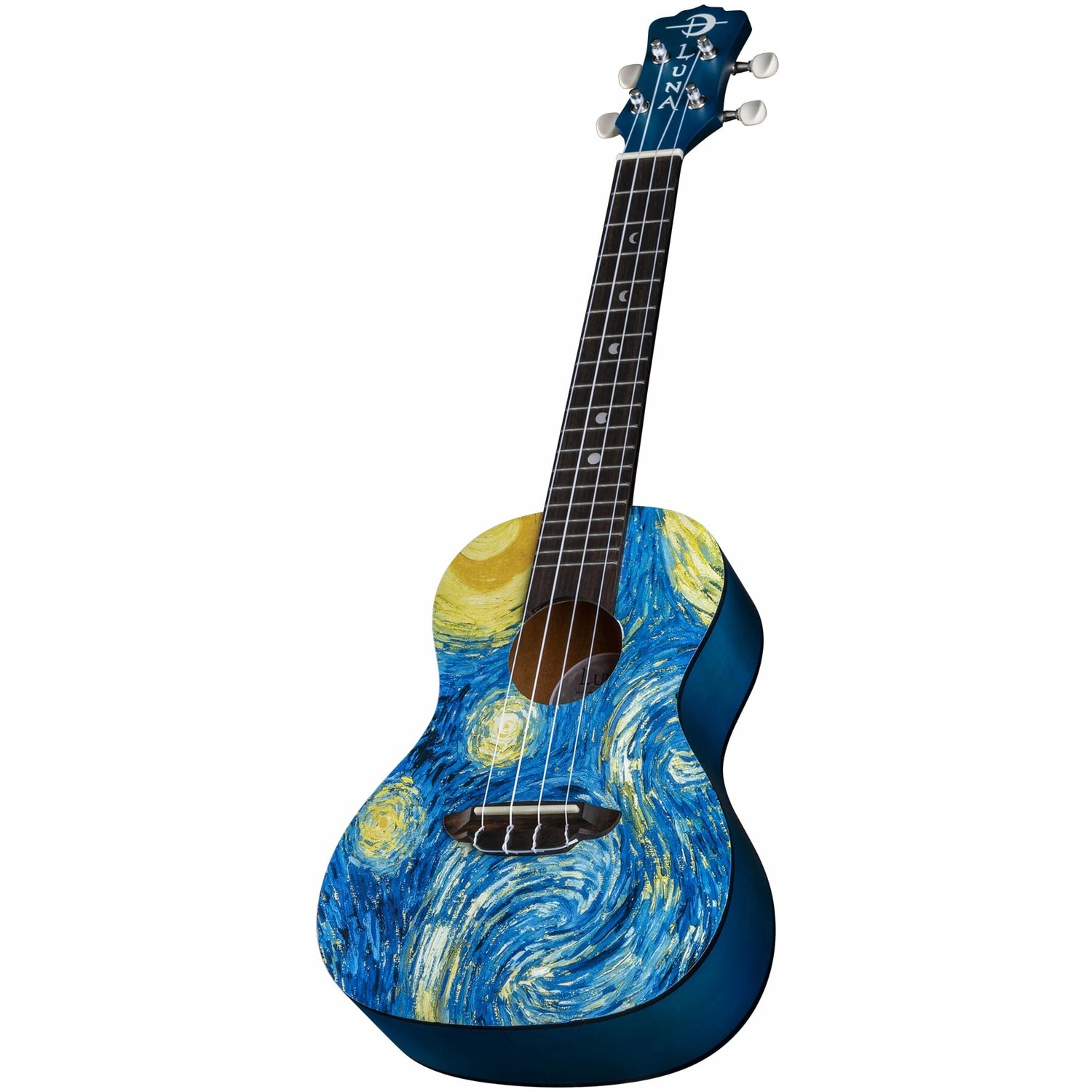 יוקללי קונצרט Luna Starry Night (UKE STR C) – כולל תיק נשיאה 1 יוקללי קונצרט Luna Starry Night (UKE STR C) – כולל תיק נשיאה