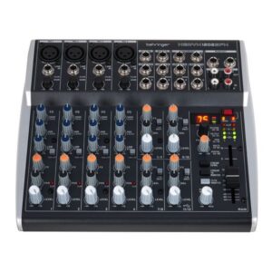 מיקסר 12 ערוצים קומפקטי עם אפקטים ו‑USB — Behringer XENYX 1202SFX