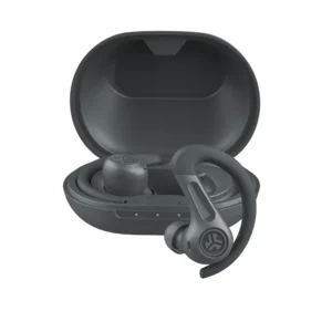 אוזניות ספורט אלחוטיות JLab JBuds Sport 4 ANC TWS – ביטול רעשים היברידי, IP66, סוללה עד 60 שעות, שחור