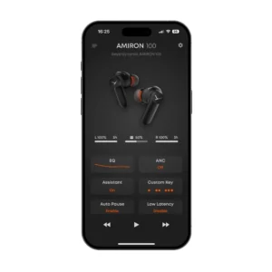 אוזניות אלחוטיות עם ביטול רעשים Beyerdynamic AMIRON 100 TWS ANC עם ביטול רעשים אקטיבי, Bluetooth 5.3, סוללה ל-35 שעות ושיחות ברורות