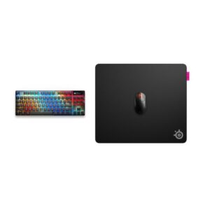 משטח לעכבר גיימינג מהיר SteelSeries QcK Speed – חיכוך נמוך, קצוות תפורים, עובי 3.5 מ״מ