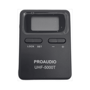 יחידת משדר אלחוטית Pro Audio T500BP – מערכת הדרכה מקצועית בתדר UHF עם טווח פעולה רחב ואיכות שמע גבוהה