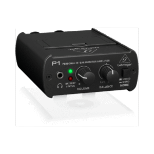 מגבר אוזניות אישי Behringer עם יציאות XLR כפולות, שליטה על עוצמת השמע ומיקס – עמיד ומסוגל לפעול עד 12 שעות