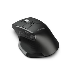 עכבר אלחוטי ארגונומי JLab Epic Mouse עם Bluetooth 5.2, כפתורים ניתנים לתכנות ותצוגת OLED