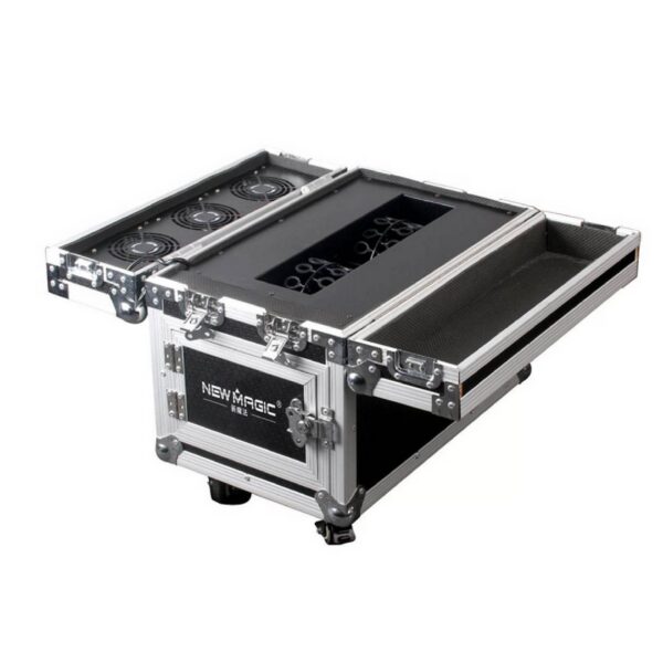 מכונת בלונים עוצמתית בקייס עם DMX דגם BBL PRO מבית LIGHTEK – מכונת בלונים מקצועית לאירועים ומופעים