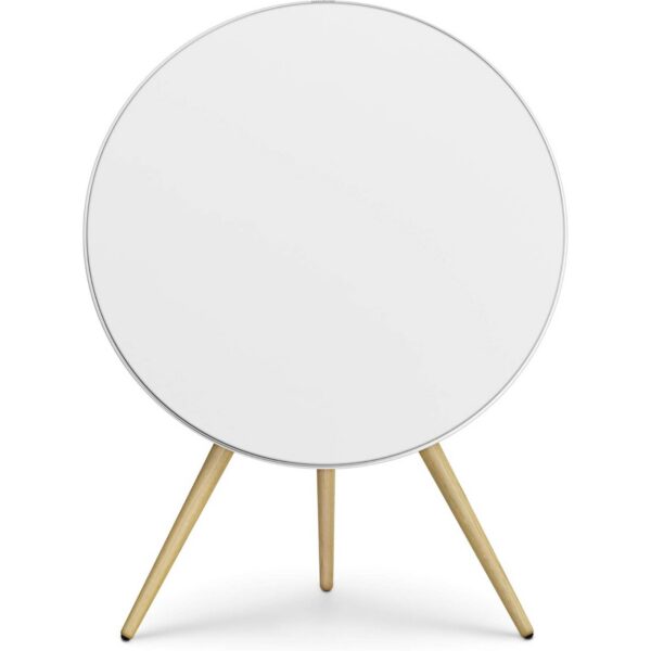 Bang & Olufsen Beoplay A9 דור 4 – רמקול אלחוטי לבית Wi-Fi ובלוטות, 480W, 7 דרייברים, Active Room Compensation, AirPlay 2 ו-Chromecast, שחור עם רגלי אגוז
