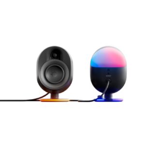 SteelSeries Arena 9 מערכת רמקולים לגיימינג 5.1 עם סאב-וופר, רמקולים אחוריים אלחוטיים ו-PrismSync RGB