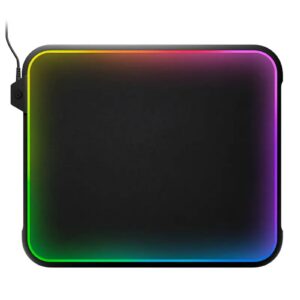 משטח מואר לגיימרים RGB SteelSeries QcK Prism Cloth Medium 320×270×4