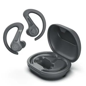 אוזניות ספורט אלחוטיות JLab JBuds Sport 4 ANC TWS – ביטול רעשים היברידי, IP66, סוללה עד 60 שעות, שחור