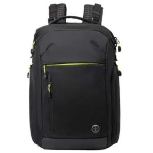 תיק גב למחשב 16″ Swiss Digital Java Massage – עיסוי מובנה, Find My Apple, יציאת USB ו-Add A Bag; מתאים ל-MacBook 16″ ו-iPad 12.9″, אפור כהה 39 ליטר
