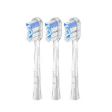 שלישיית ראשים לבנים למברשת שיניים חשמלית Laifen Wave – ראשי החלפה איכותיים לצחצוח מדויק ועדין
