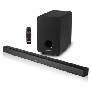 מקרן קול עם סאבוופר אלחוטי לטלוויזיה – Bluetooth אופטי AUX USB קואקסיאלי, מתאים לתלייה על הקיר
