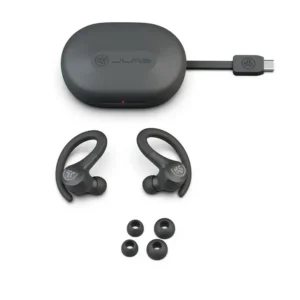 אוזניות ספורט אלחוטיות JLab Go Air Sport TWS – Bluetooth 5.1, עד 32 שעות סוללה, IP55, Dual Connect, EQ3 Bass Boost