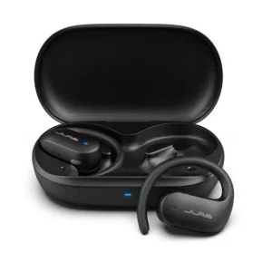 אוזניות ספורט אלחוטיות פתוחות JLab JBuds Open Sport TWS – קשת סביב האוזן, דרייברים 14.2 מ״מ ומצבי אקוולייזר להתאמה אישית