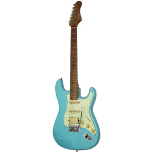 גיטרה בסגנון פנדר וינטג Smiger בסגנון Fender Stratocaster Vintage עם צוואר Maple, 3 פיקאפים, מיתוג 5 מצבים וטרמולו – 22 סריגים